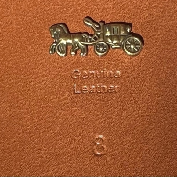 🌻NEW Coach Link Pink Peony Suede Ankle Strap Sandals Size 8 w/ Box + Shoe Bag - Picture 11 of 13